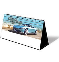 Dream Machines Premium Lined Easel Desk Calendar