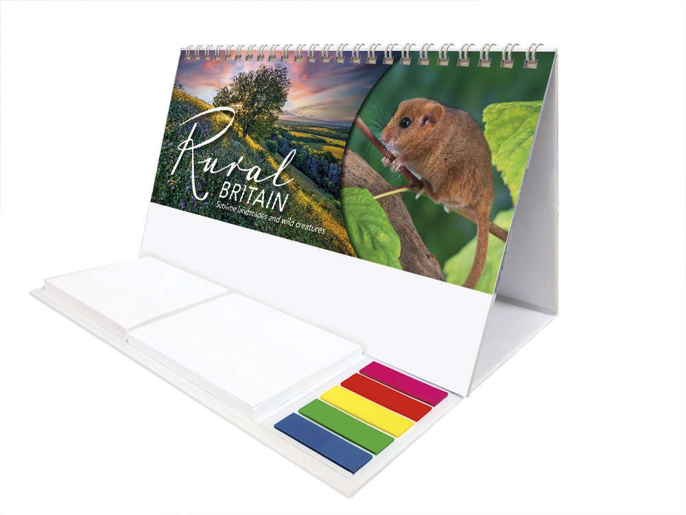 Rural Britain Note Station Desk Calendar 