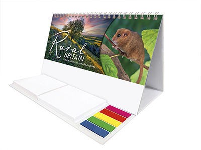 Rural Britain Note Station Desk Calendar 