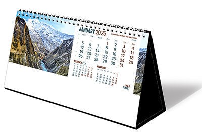 Wild Planet Premium Lined Easel Desk Calendar