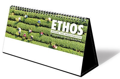 Ethos Premium Lined Easel Desk Calendar