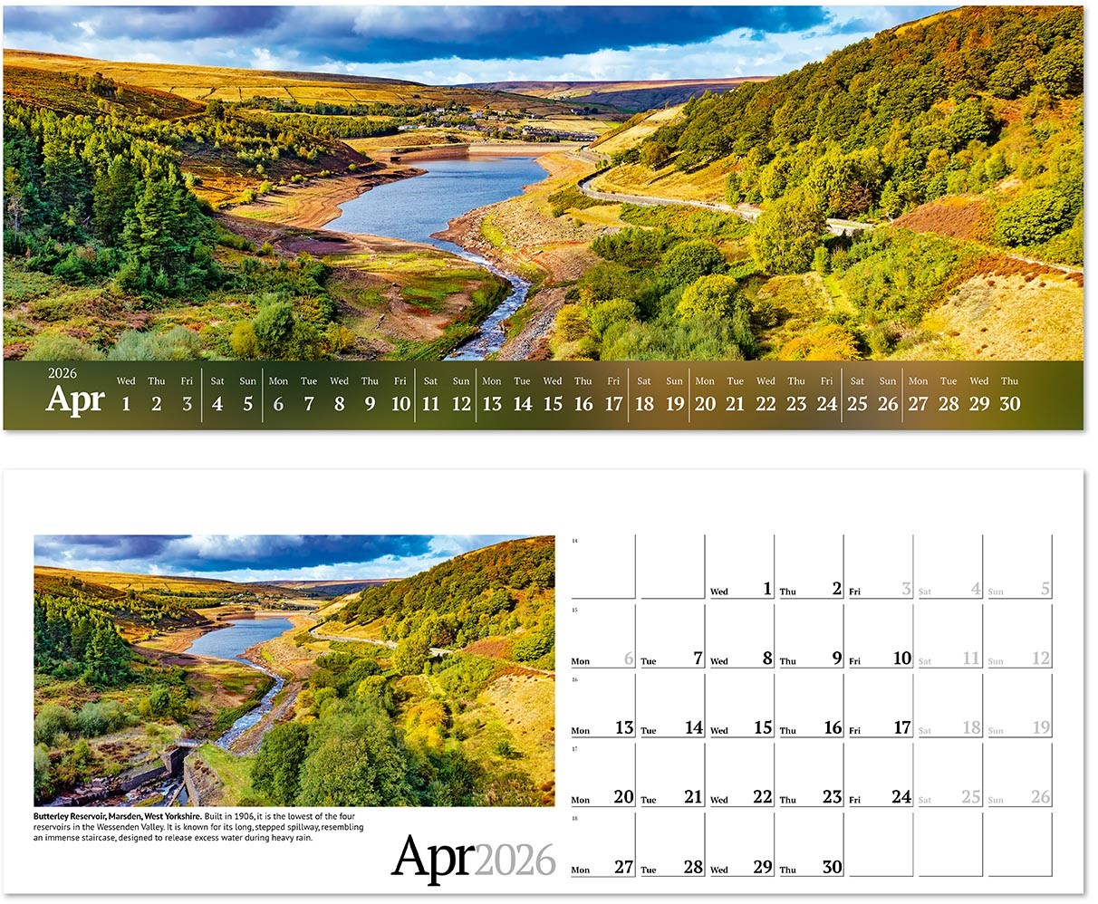Wild Britain Desk Calendar