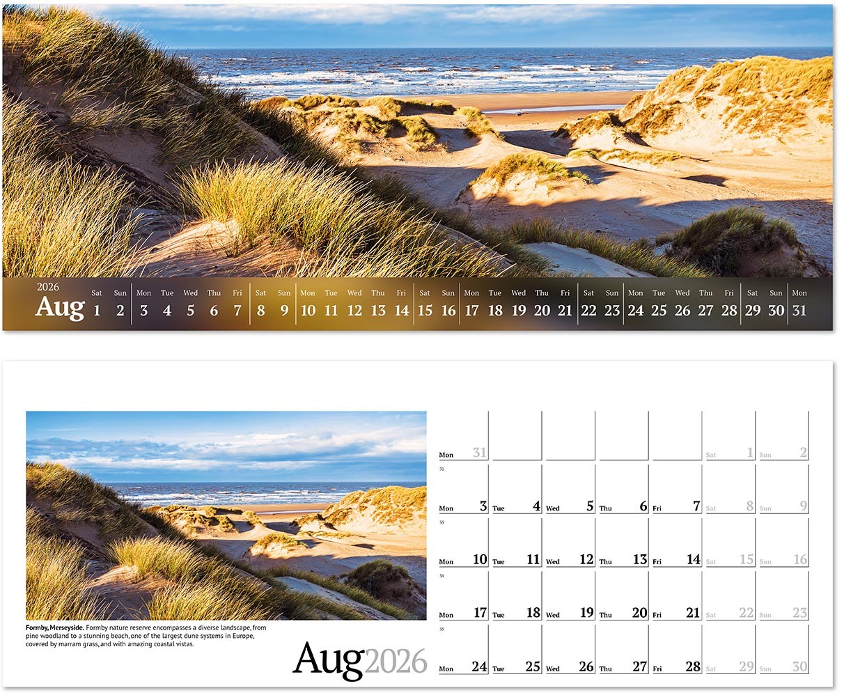 Wild Britain Desk Calendar