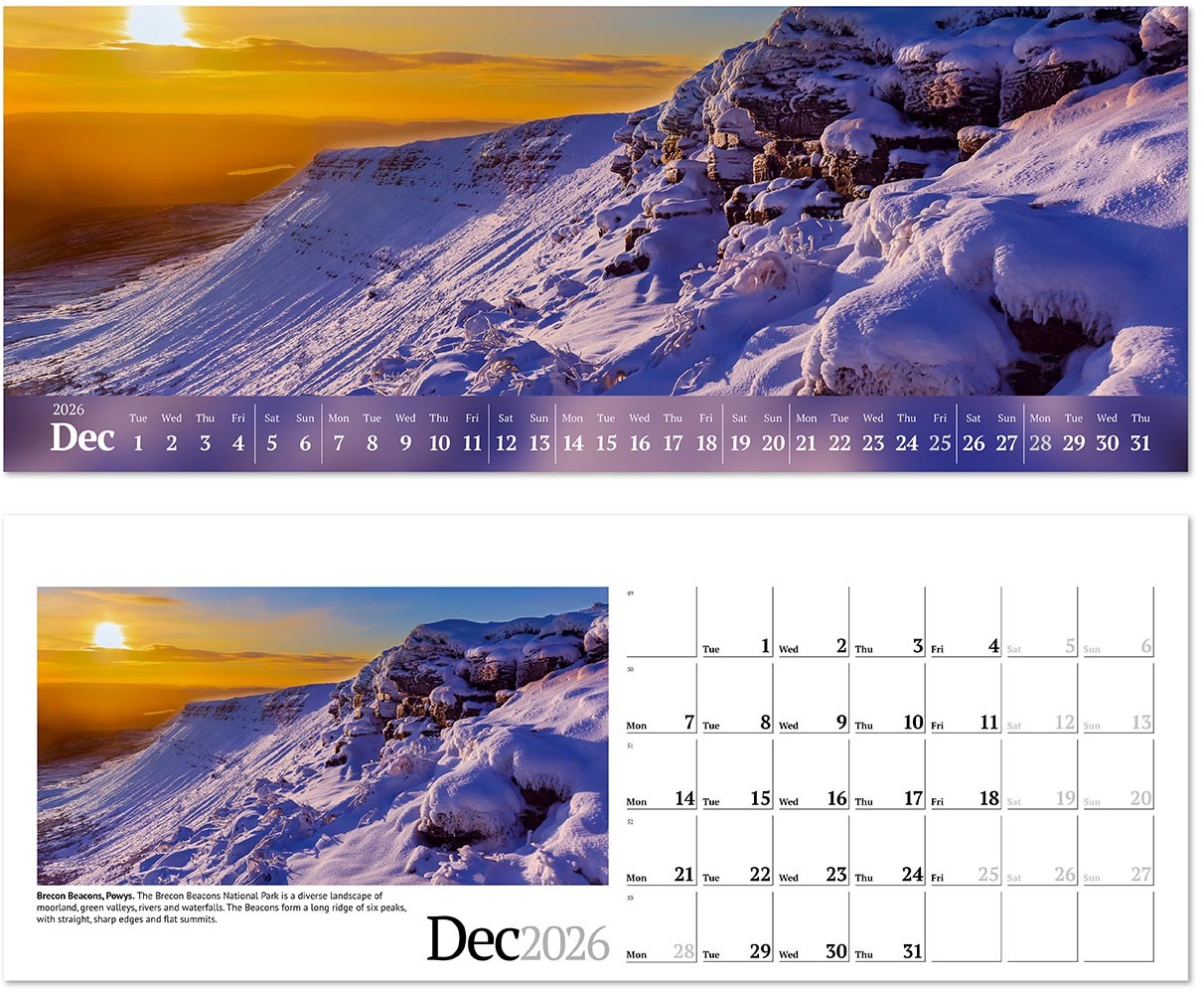 Wild Britain Desk Calendar