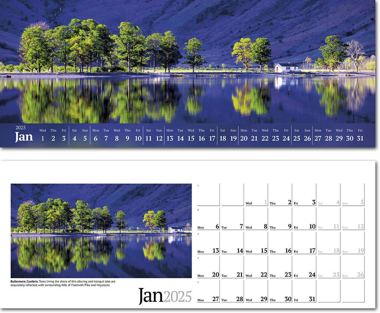 Wild Britain Desk Calendar