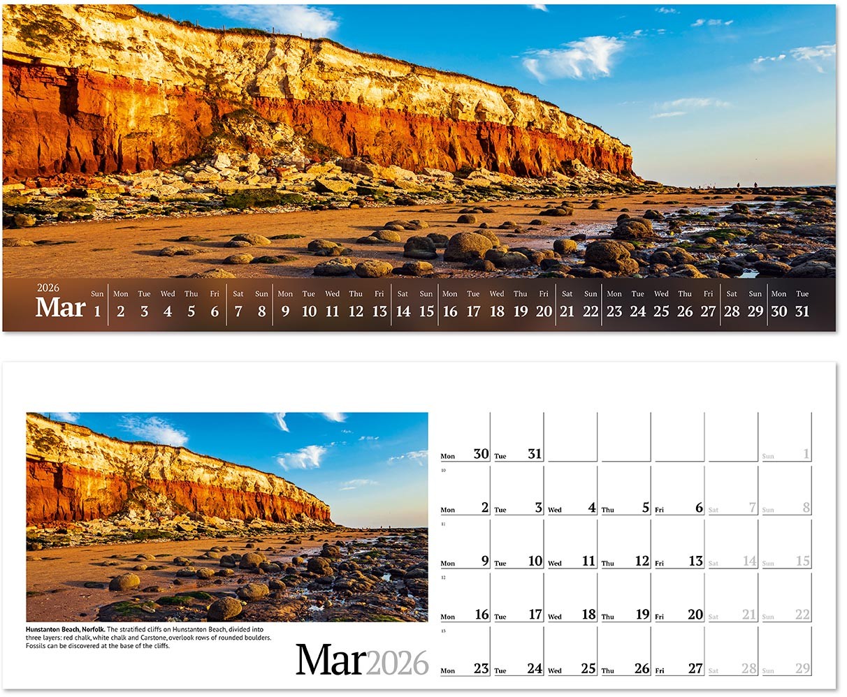 Wild Britain Desk Calendar