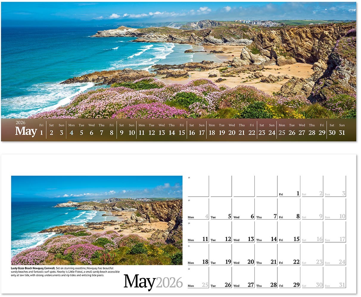 Wild Britain Desk Calendar