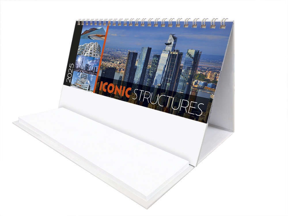 Iconic Structures Task Station Desk Calendar