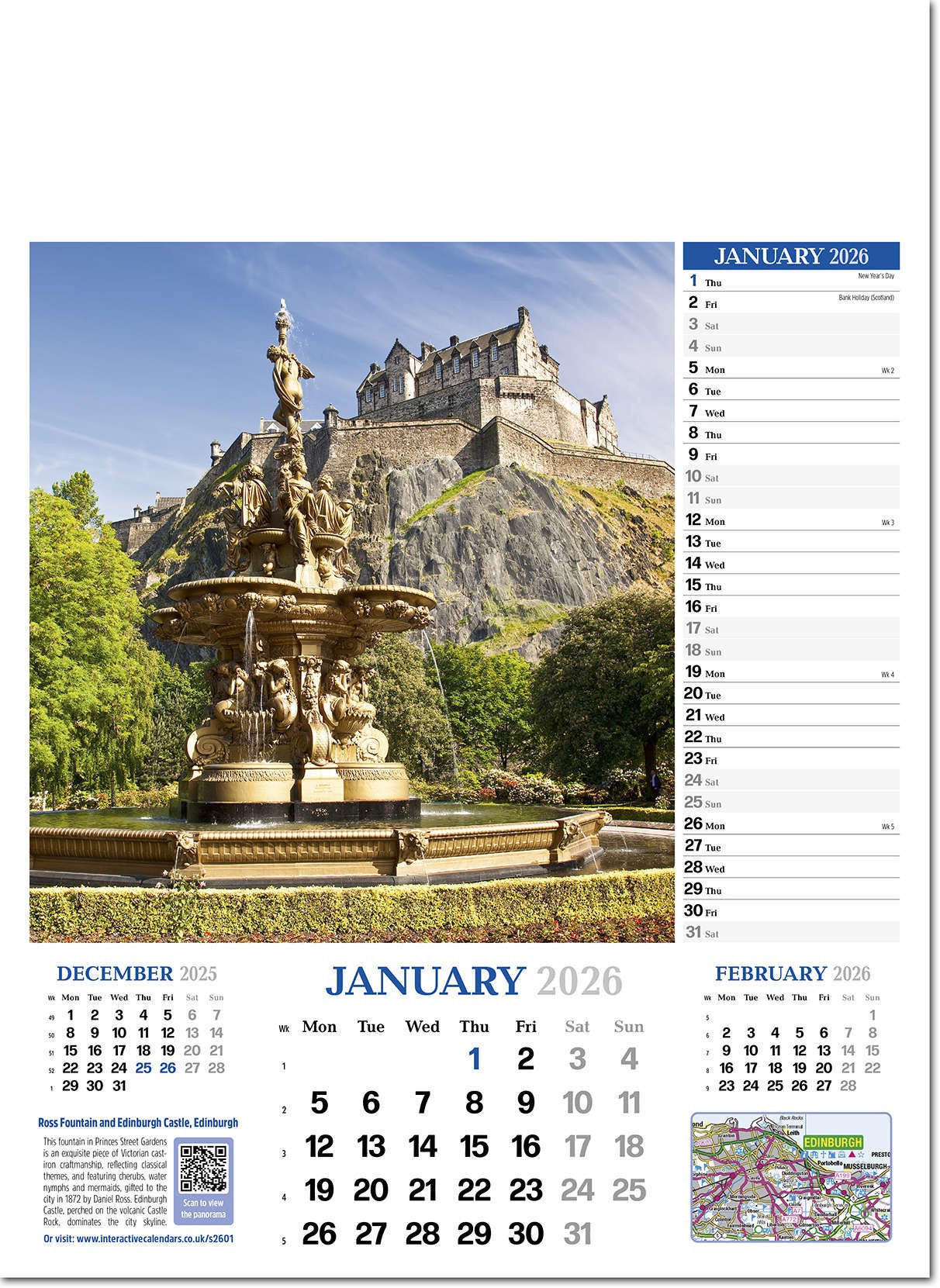 Splendour of Scotland Calendar