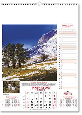 Discovering Wales Calendar