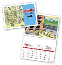 Working Wind-Ups Postage Saver Calendar