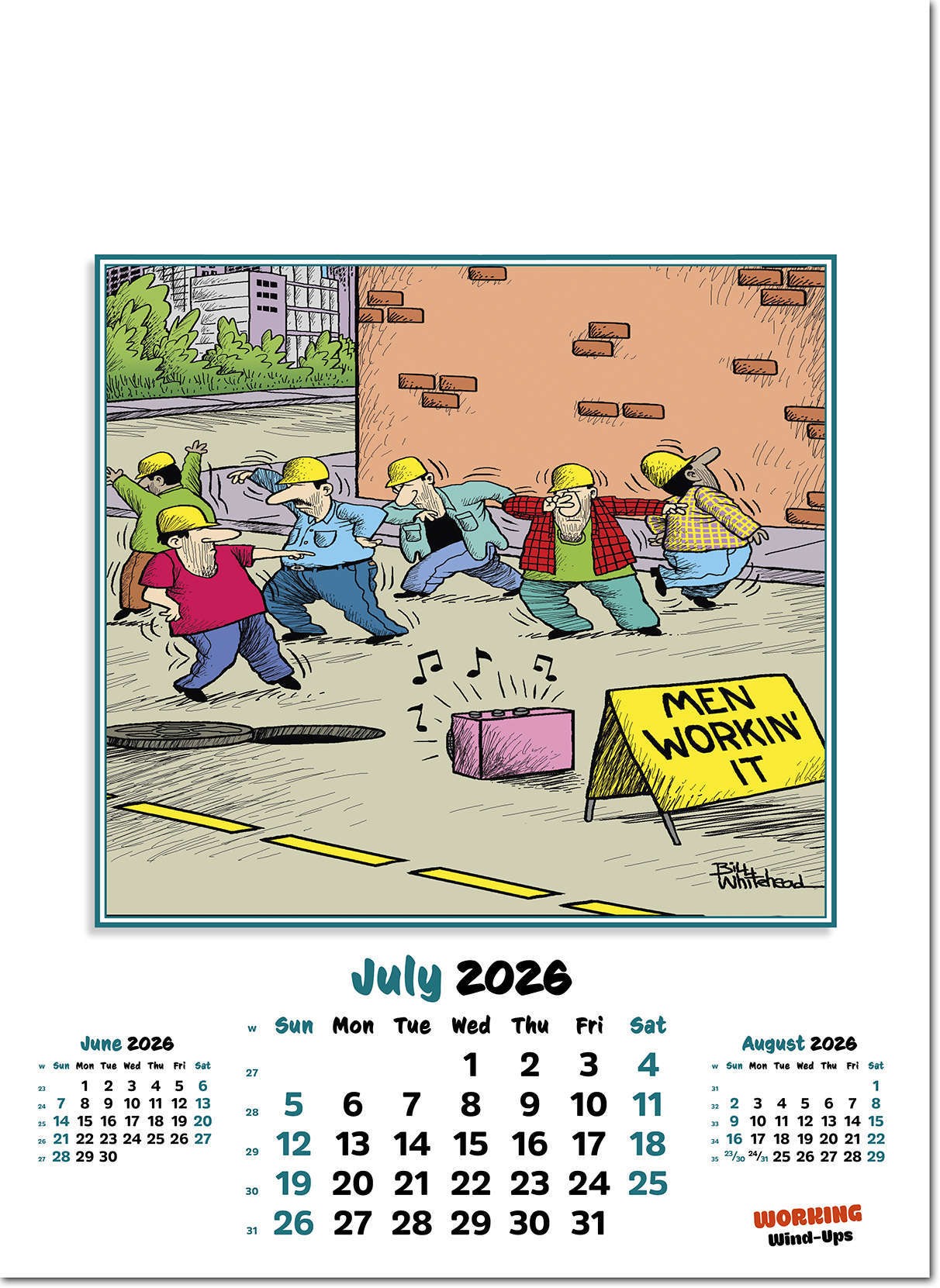 Working Wind-Ups Wall Calendar