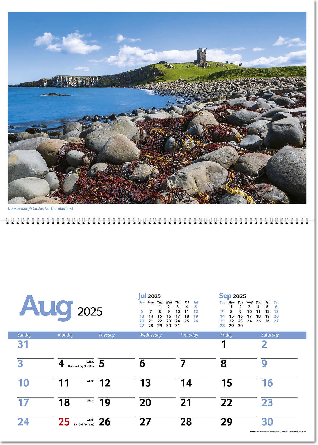 Beautiful Britain Postage Saver Calendar