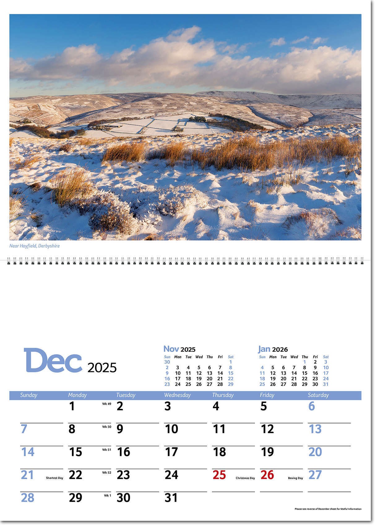 Beautiful Britain Postage Saver Calendar