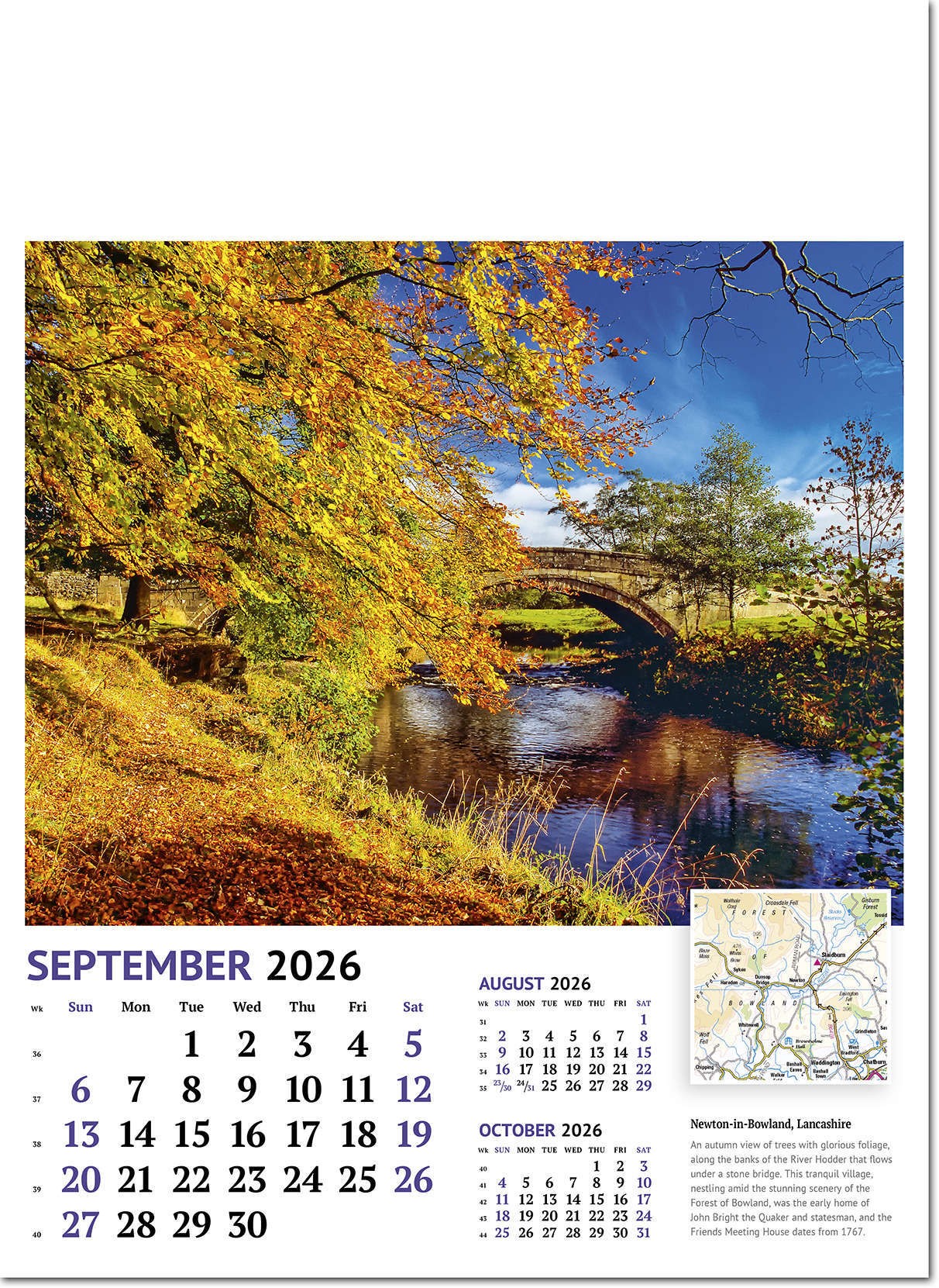 Beautiful Britain Wall Calendar