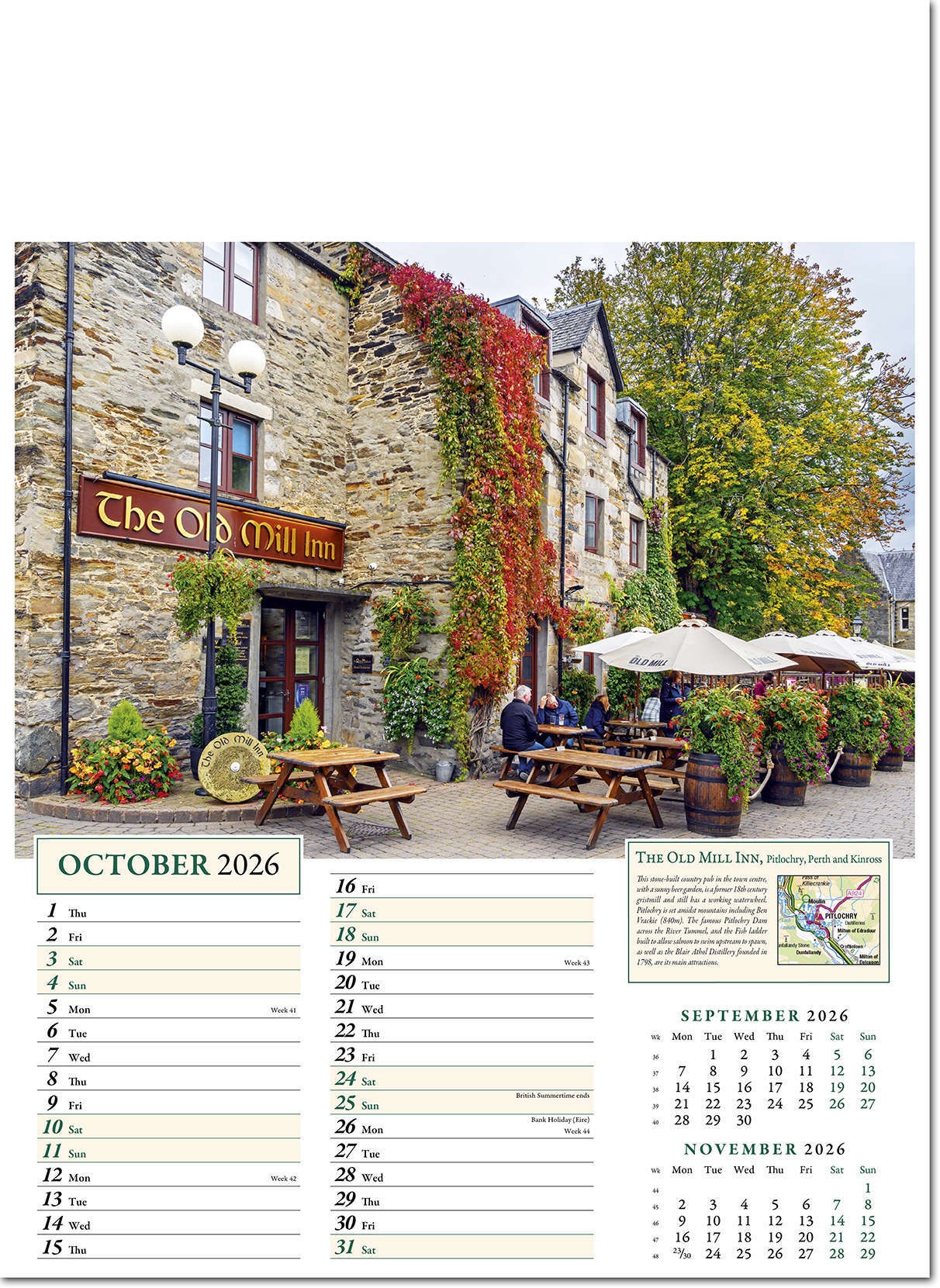 Olde Worlde Inns Calendar