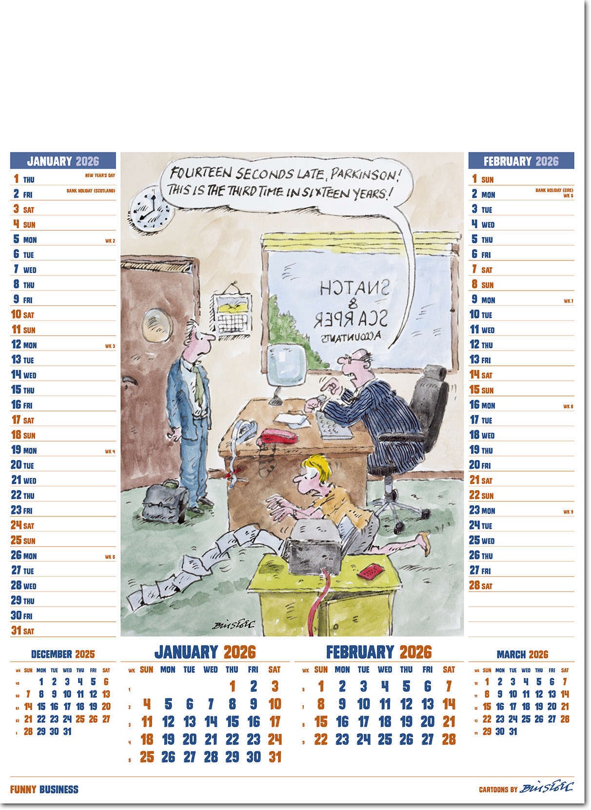 Funny Business Calendar