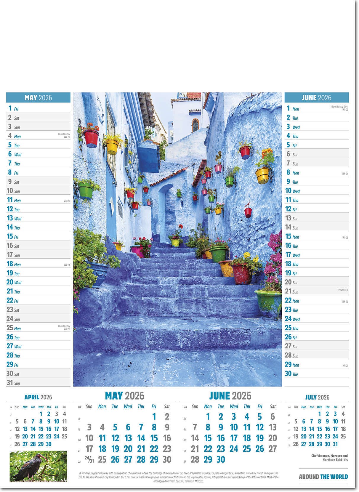 Around the World Calendar