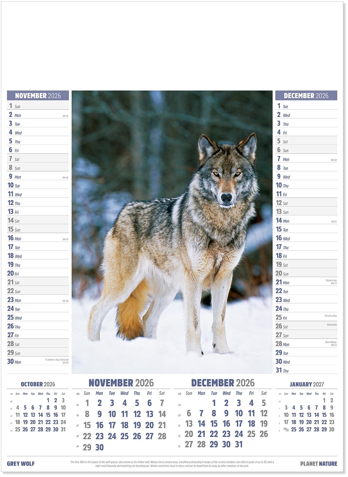 Planet Nature Calendar