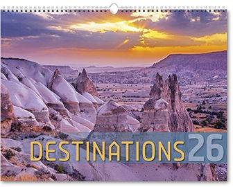 Destinations Wall Calendar