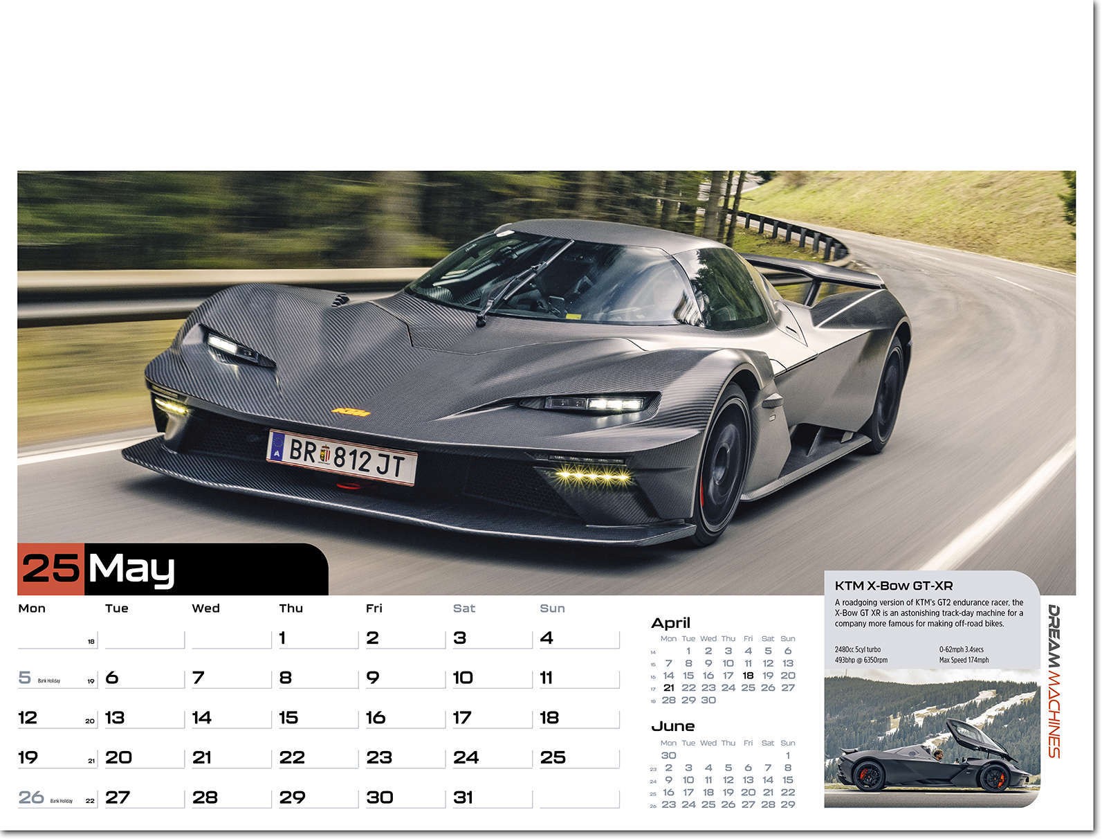 Dream Machines Wall Calendar