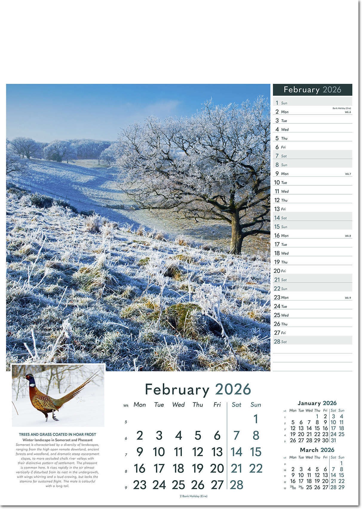 Rural Britain Wall Calendar