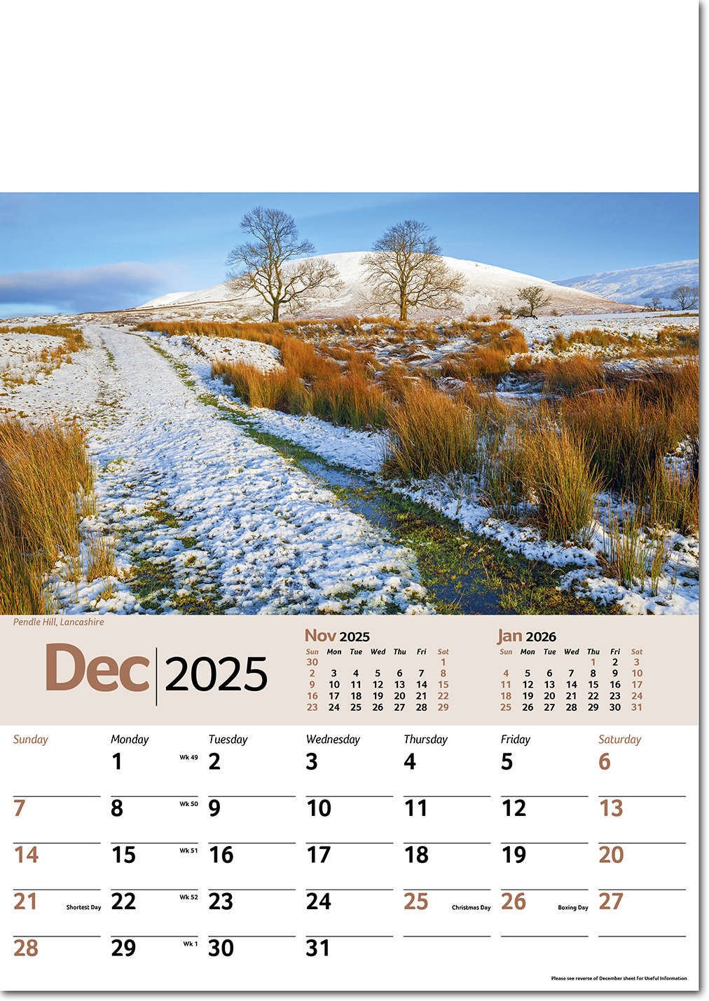 Scenic Memo Calendar