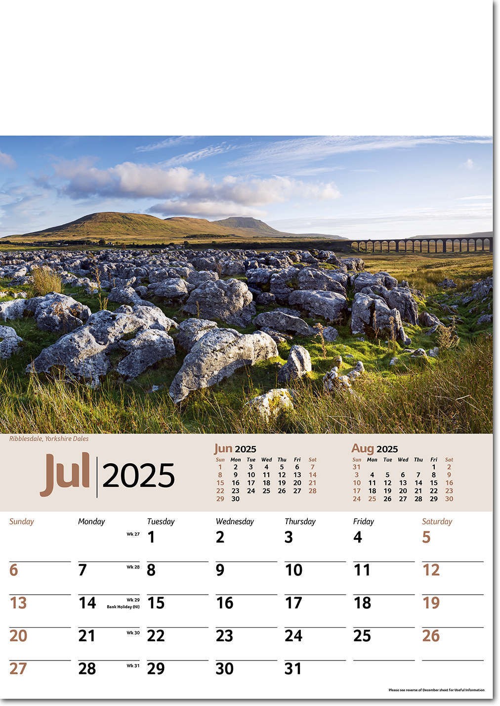 Scenic Memo Calendar