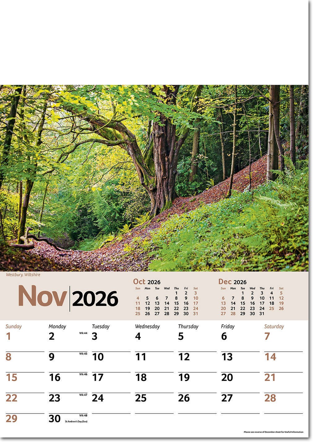 Scenic Memo Calendar