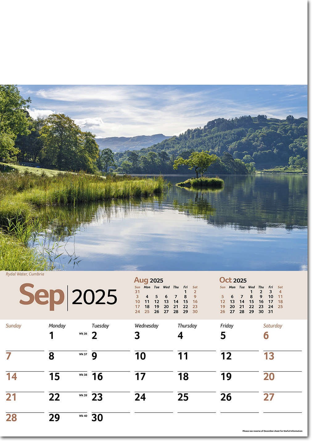 Scenic Memo Calendar