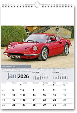 Collectors Cars Calendar